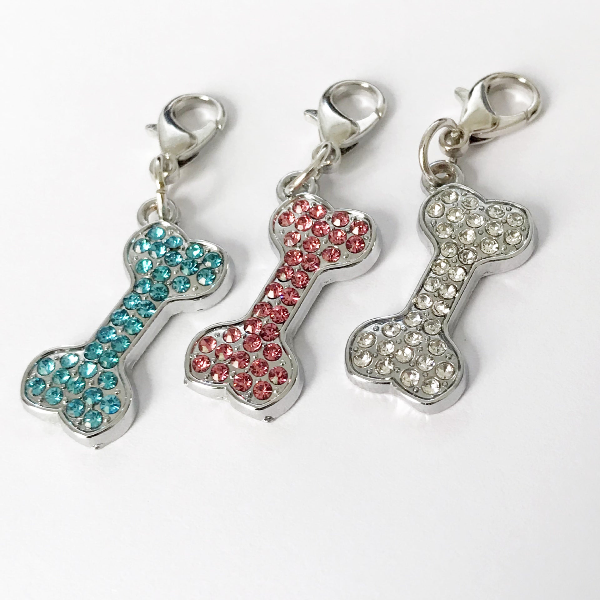 Pet Festive Dress Up Bone Pendant Tag Collar Accessories